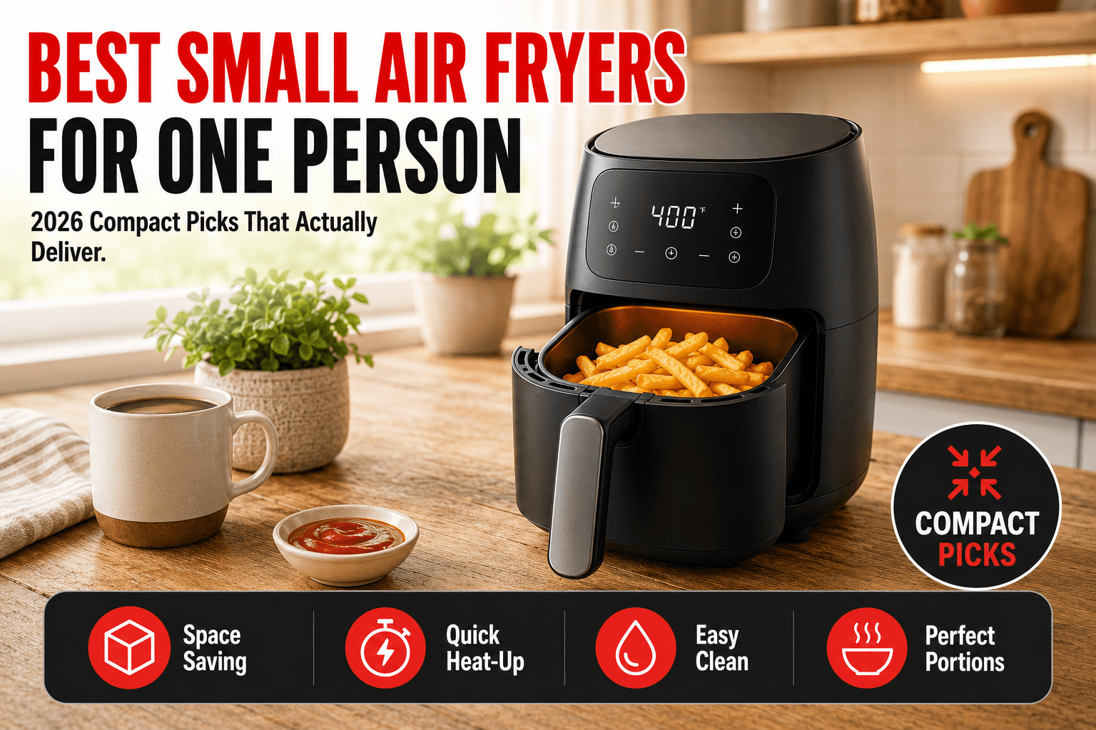 Best compact small air fryers for one person 2026 buying guide