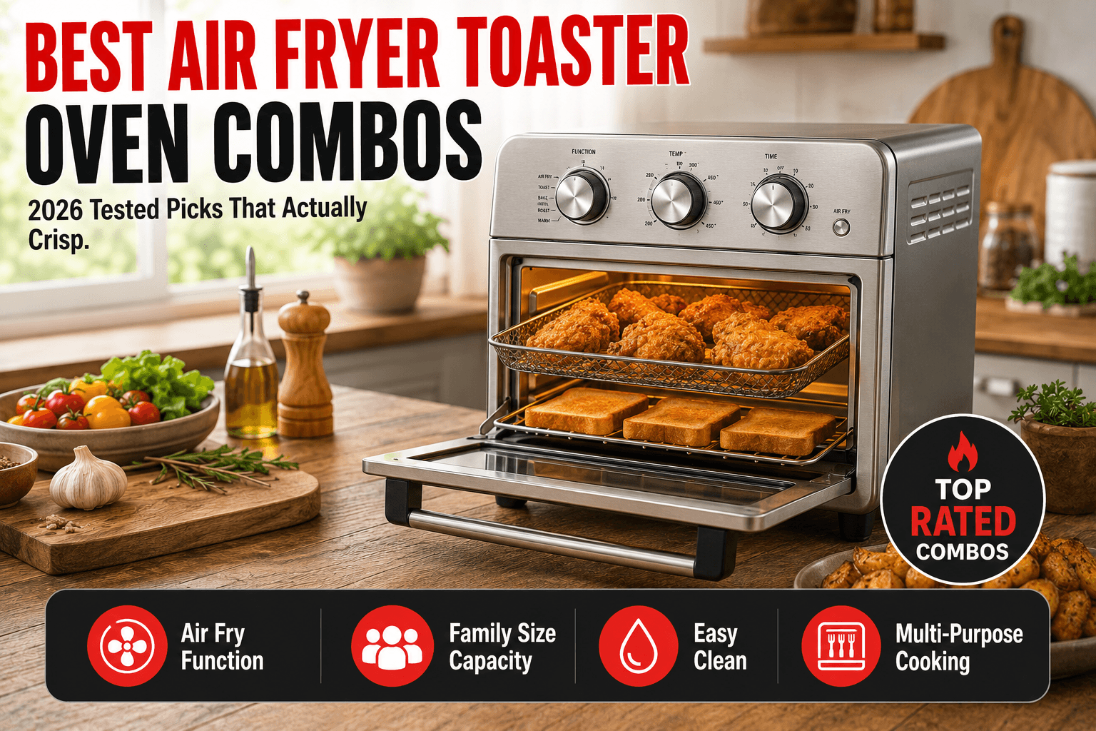 Best air fryer toaster oven combos 2026 tested and compared guide