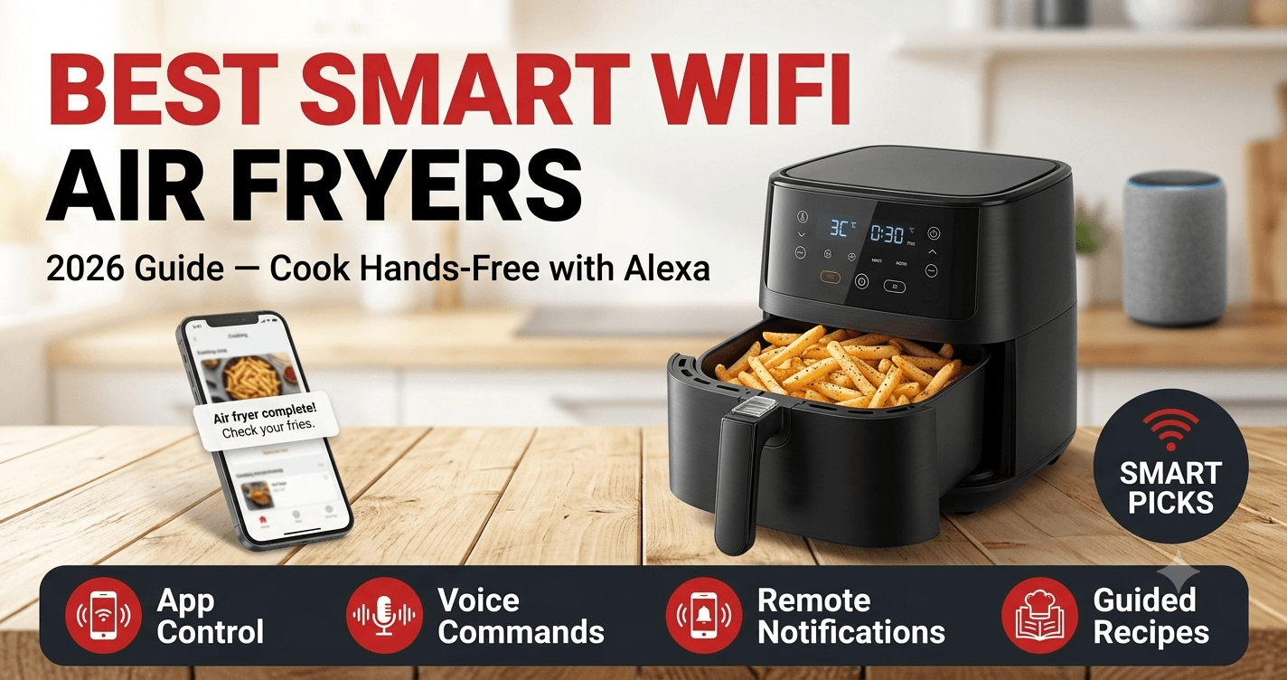 Best smart wifi air fryers with alexa 2026 cook hands free guide