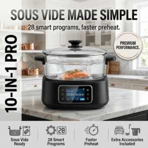 Instant pot pressure cooker pro 10 in 1 with sous vide bag