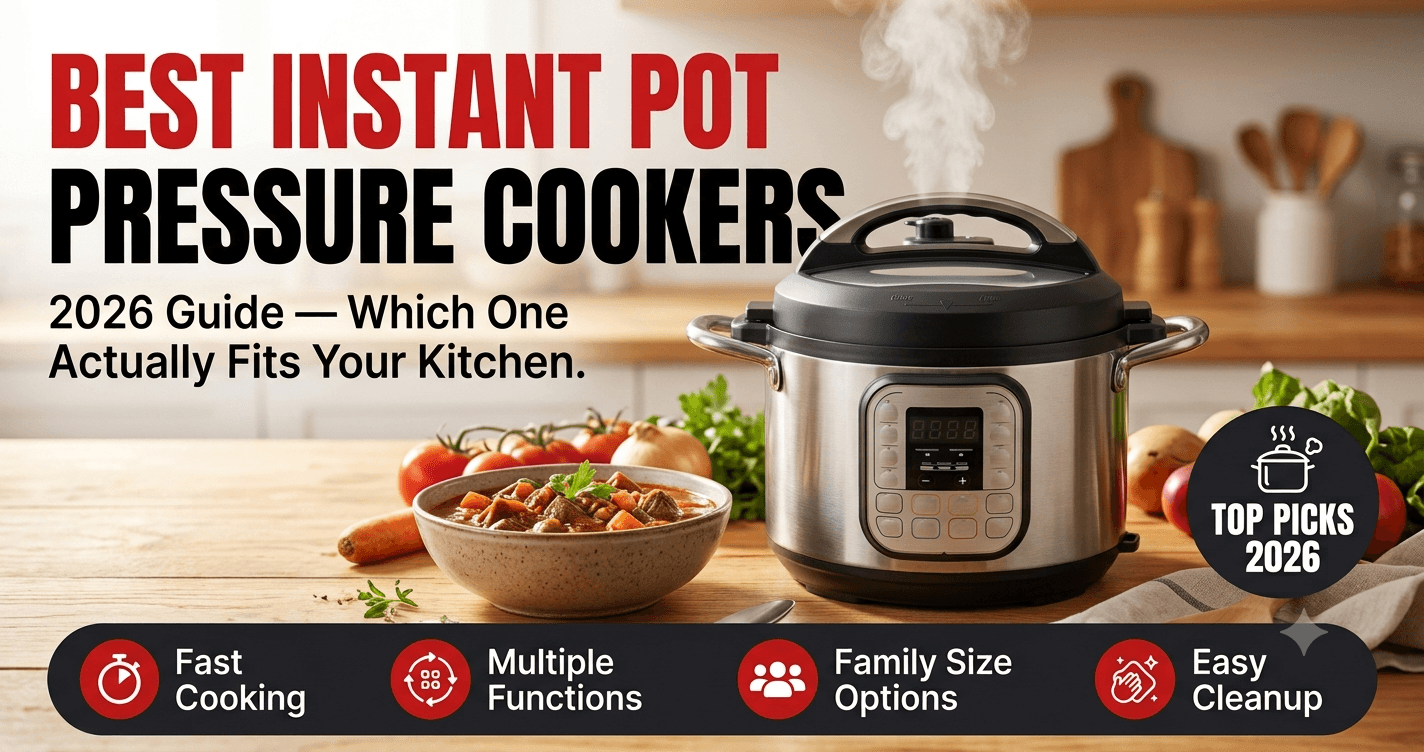 Best instant pot pressure cookers 2026 which one fits your kitchen