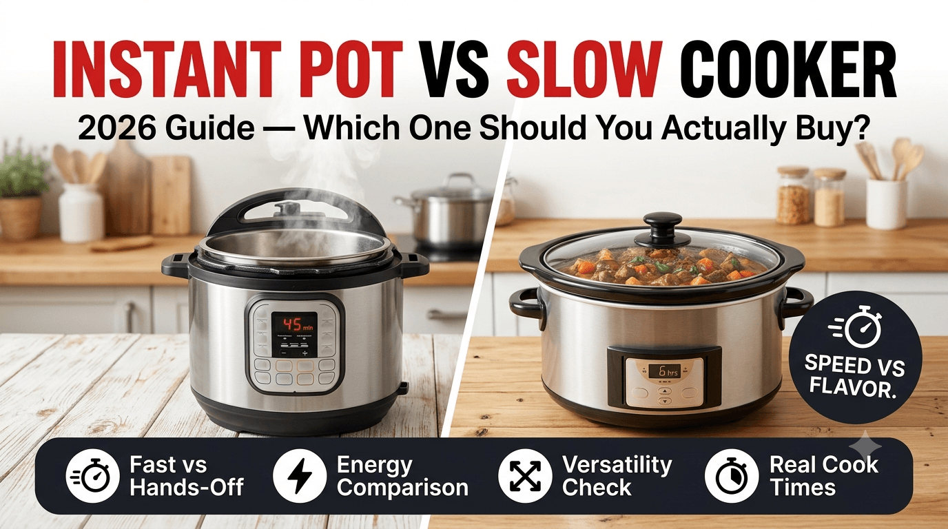 Instant pot vs slow cooker 2026 which one should you buy comparison
