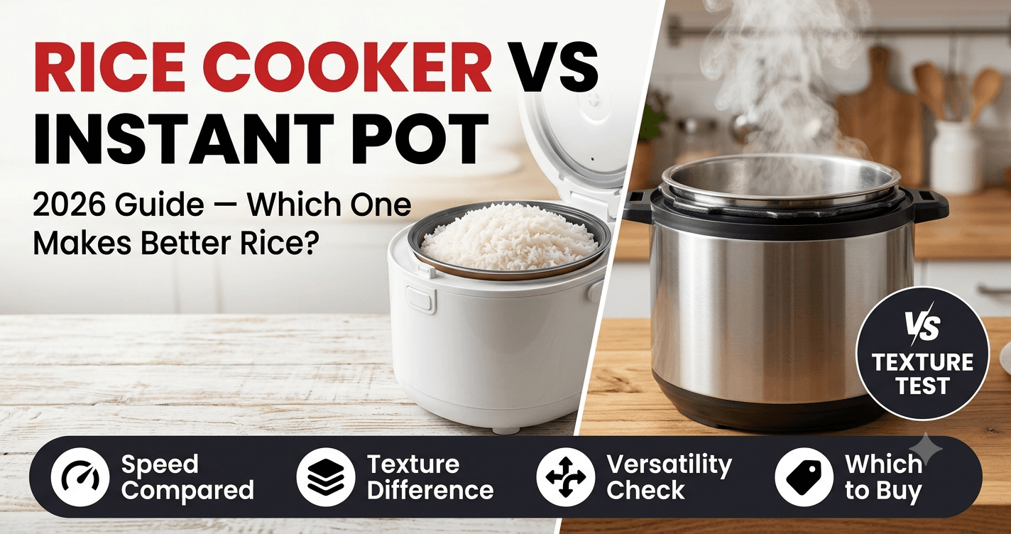 Rice cooker vs instant pot 2026 which makes better rice comparison