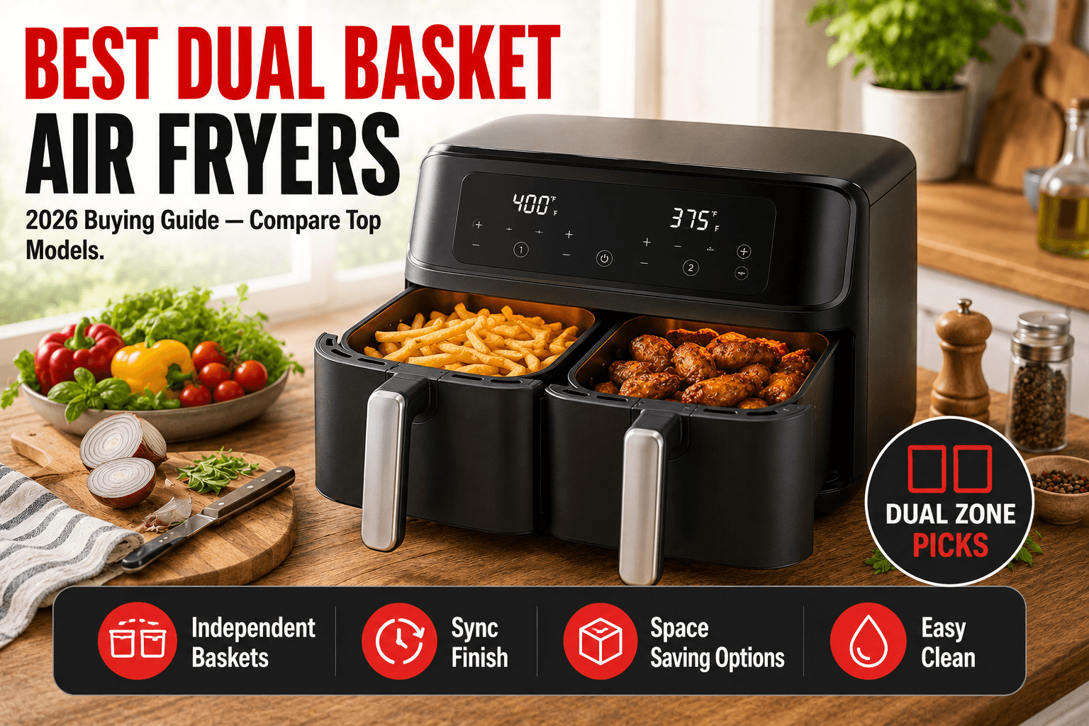 Best dual basket air fryers 2026 comparison guide top models