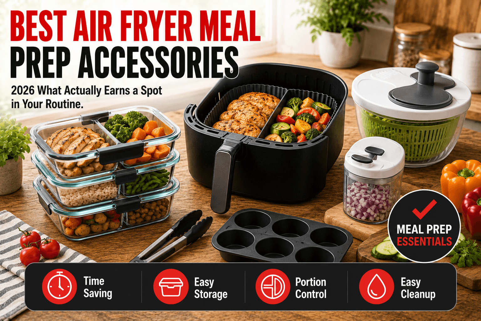 Best air fryer accessories for meal prep 2026 essentials guide