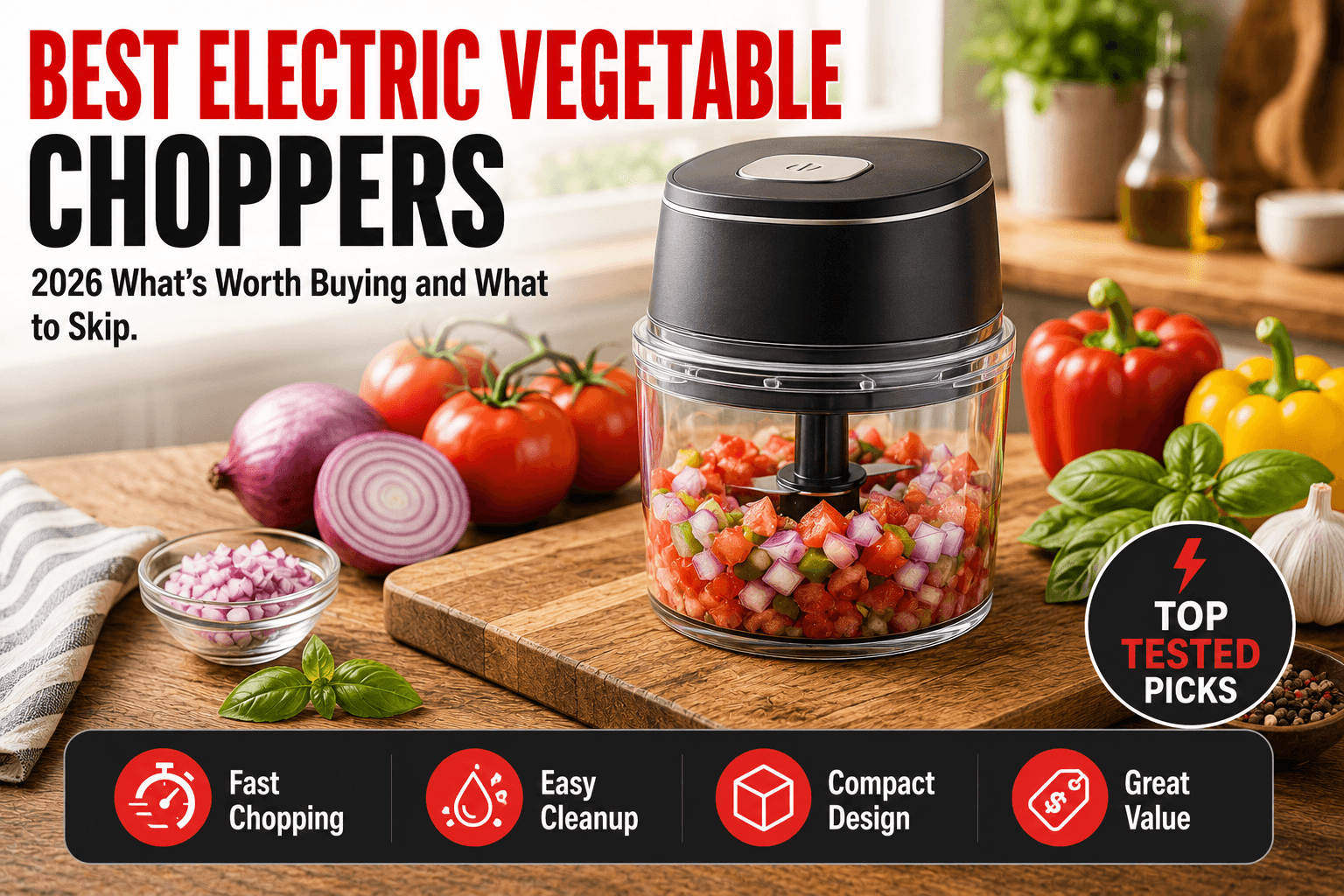 Best electric vegetable choppers for air fryer meals 2026 buying guide