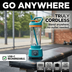 Best truly cordless portable tumbler blender