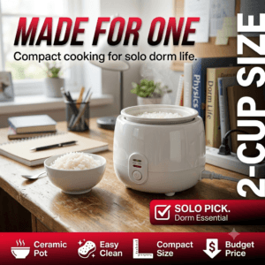Best rice cooker for dorm solo living compact