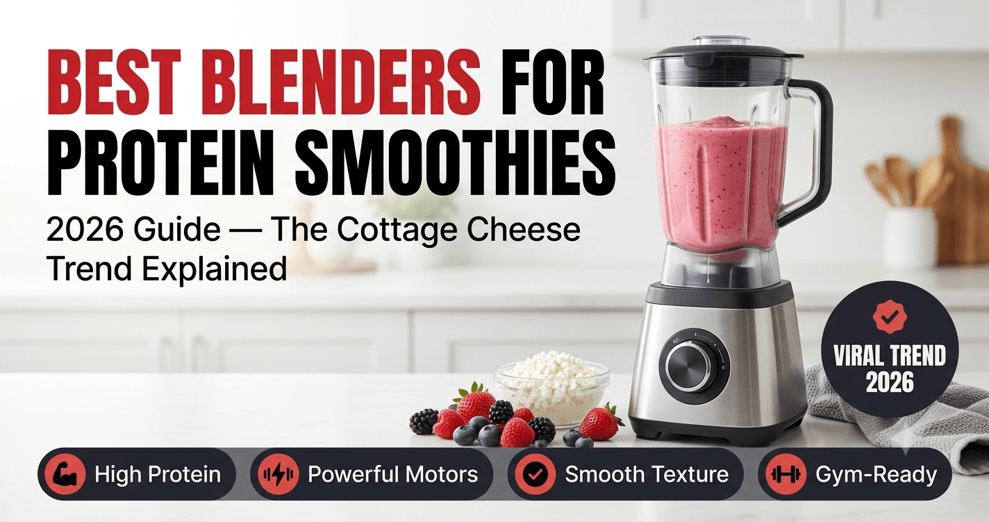 Best blenders for protein smoothies 2026 cottage cheese trend