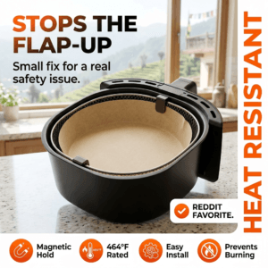 Best air fryer liner magnets prevent burning safety