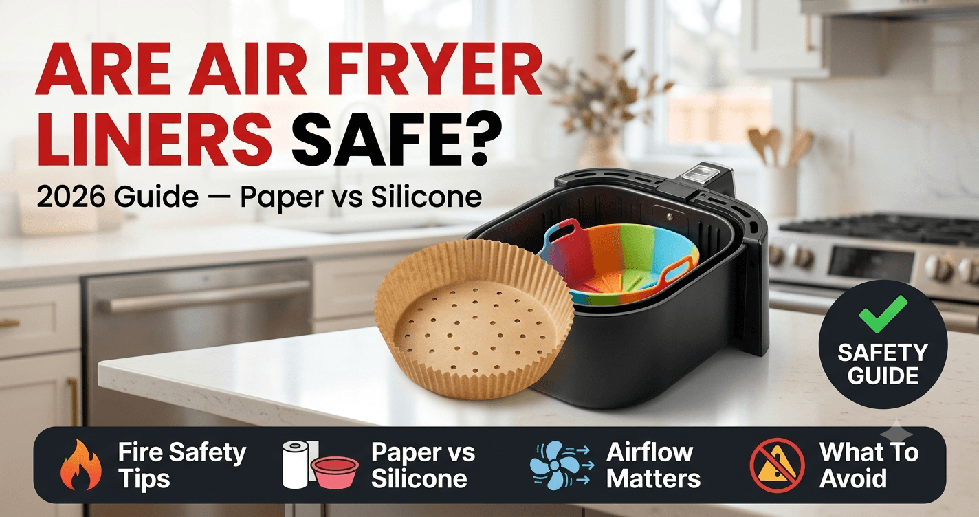 Are air fryer liners safe paper vs silicone guide