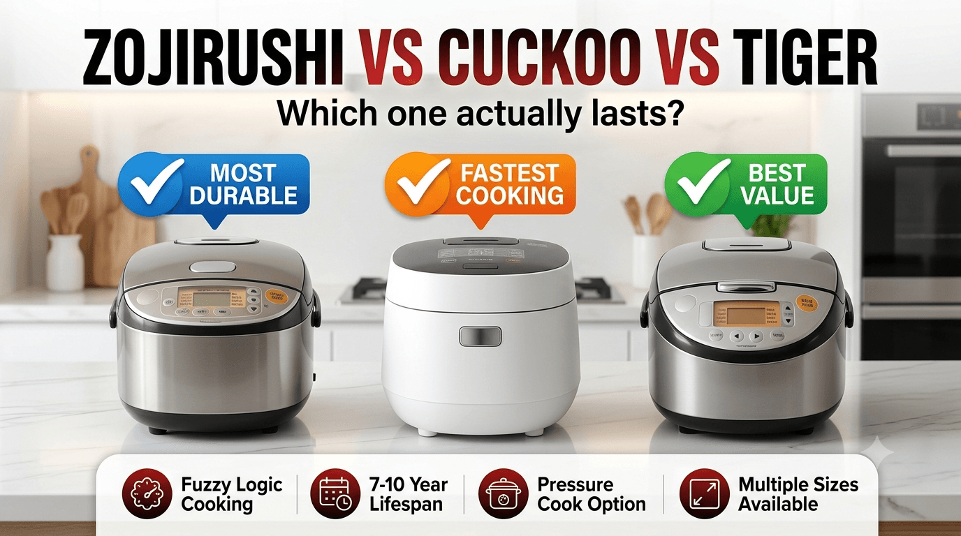 Zojirushi vs Cuckoo rice cooker comparison